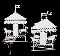 Carousel - 3 pieces - 60 x 90mm - cardboard 1mm