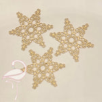 Stars x 3 pieces - 72 x 72mm - cardboard 1mm thick