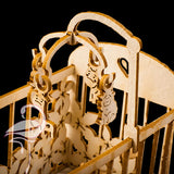 3D Baby Carousel (mobile) to fit on baby cradle