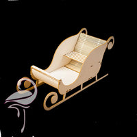 3D Sleigh - 195 x 70 x 90mm