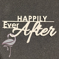 Happily Ever After x 3 pieces - 52 x 26mm