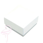 Box White 8cm - with lid - 300gsm