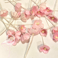 Paper Flowers - Pink 10mm x 25pcs