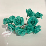 Paper Roses - Acqua 20mm x 12 pcs