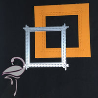 Die - Frame with stitching - Flamingo Craft