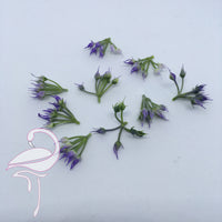 Plastic stamens small lavender - 15mm x 9 pieces