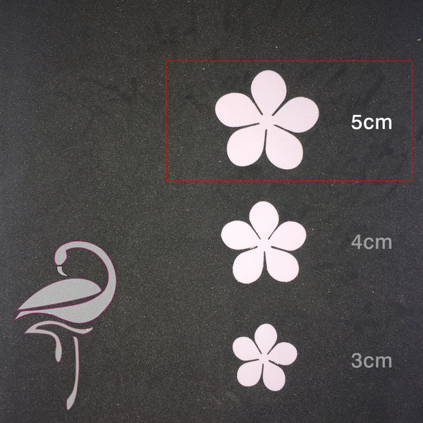 Petals to create flowers - P3 - light pink foamiran 0.6mm - 5c