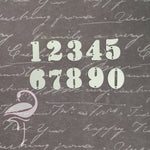 Die - Numbers - 18 x 25mm - Flamingo Craft