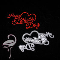 Die - Happy Father's Day - 95 x 53mm - Flamingo Craft