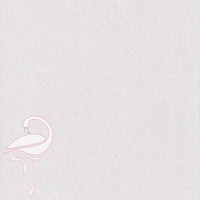 Paper 220gsm - textured and pearlescent "Hearts" - white - A4 - Flamingo Craft