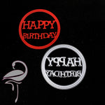 Die - Happy Birthday Round - 75 x 75mm - Flamingo Craft
