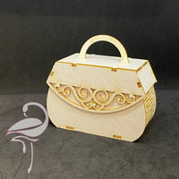 3D Handbag - 48 x 70 x 35mm - cardboard 1.5mm thick