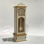 3D Grandfather Clock Mini - 84 x 24 x 30mm  - cardboard 1.5mm