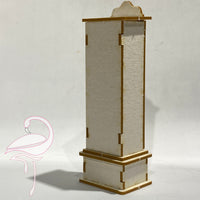 3D Grandfather Clock Mini - 84 x 24 x 30mm  - cardboard 1.5mm