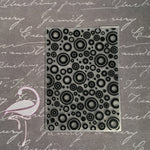Embossing Folder - Circles 105 x 147.5mm - Flamingo Craft