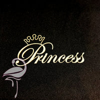 Princess - 45 x 90mm - white cardboard 1mm thick - Flamingo Craft