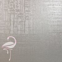 Paper 220gsm - textured and pearlescent "Fabric" - white - A4 - Flamingo Craft
