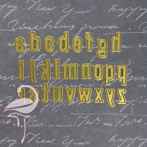 Die - Alphabet Lower Case - 25mm - Flamingo Craft