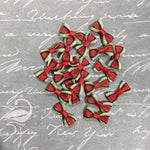 Bows Christmas - 3cm Wide x 20 pcs - Flamingo Craft
