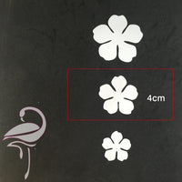 Petals to create flowers - P4 - white foamiran 0.6mm - 4cm