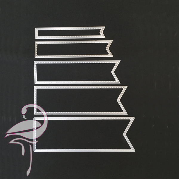 Die - Set of 5 Banners - Flamingo Craft