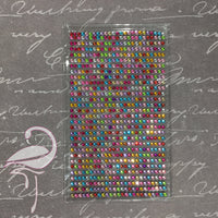 Self-Adhesive Rhinestones 1 Sheet - 3mm Mixed