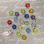 Buttons Flower Resin with Rhinestone - 15mm x 20 pcs - Flamingo Craft