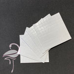 3D Foam squares white 6 x 6 x 1mm x 500pcs