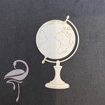 Globe - 79 x 50mm - cardboard 1.5mm thick