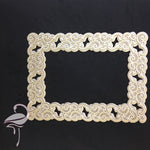 Three layered frame - largest frame 102 x 143mm - white cardbo
