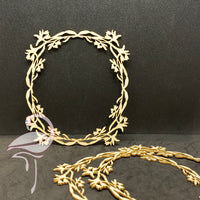 Frame wreath - pack of 3 - 100 x 90mm