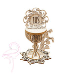 3D Holy Communion Chalice with Lillies