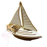 3D Sailing Boat - 85 x 42 x 85mm