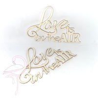 Love is in the Air - Pack of 2 - 85 x 55mm