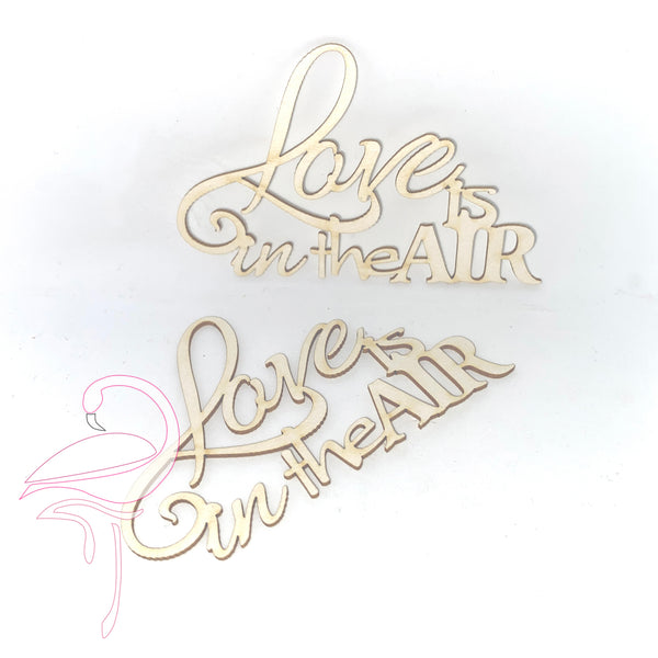 Love is in the Air - Pack of 2 - 85 x 55mm