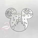 Die - Mickey/Minnie Mouse Design 2 - 105 x 90mm