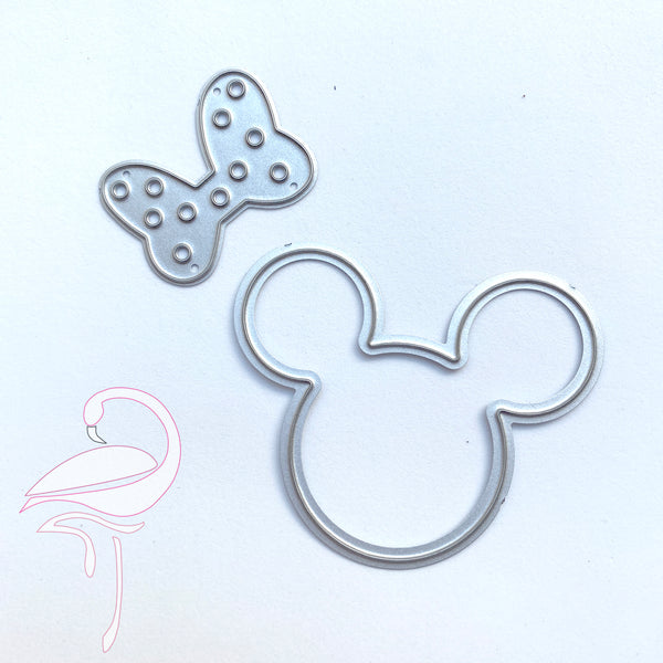 Die - Mickey/Minnie Mouse - 72 x 50mm