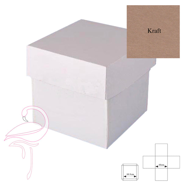 Exploding Box Kraft 10cm - 300gsm – Flamingo Craft