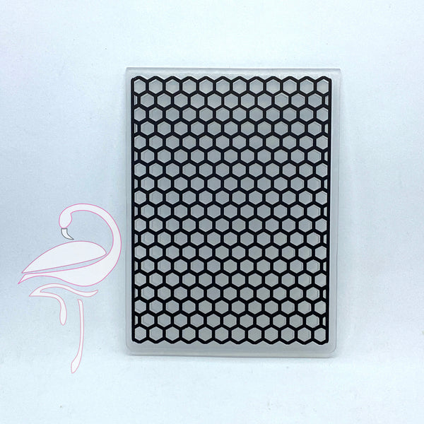 Embossing Folder - Honeycomb - Size: 102 x 75mm