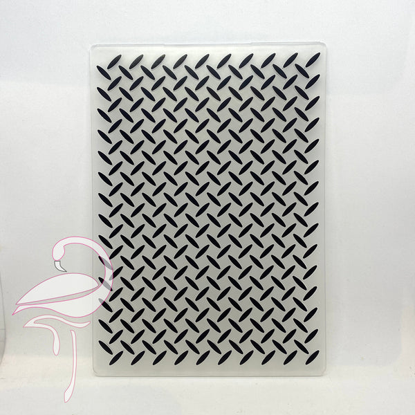 Embossing Folder - Steel Floor Plate - 105 x 147.5mm