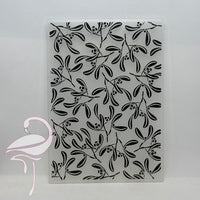 Embossing Folder - Olive leaves - 105 x 147.5mm