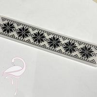"Ribbon" Embossing Folder - Nordic Christmas Pattern