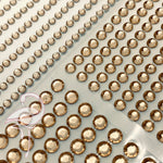 Self-Adhesive Rhinestones - 4mm Gold