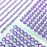 Self-Adhesive Rhinestones - 3mm Light purple