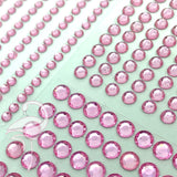 Self-Adhesive Rhinestones - 4mm Pink