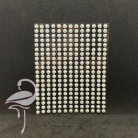 Self-Adhesive White Rhinestones x 880 pcs - 4mm Pearl