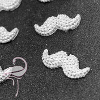 Moustache - Resin flatback x 10 pcs