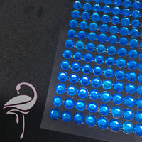 Self-Adhesive Rhinestones Turqouise Blue 6mm