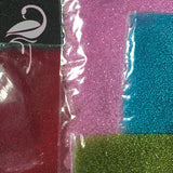 Glass micro beads 0.6-0.8mm green - approx 20g