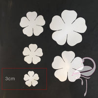 Petals to create flowers - P1 - white foamiran 0.6mm - 3cm